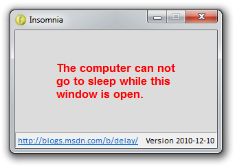 Insomnia application