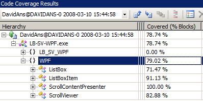 Code coverage for the ListBox and ScrollViewer unit tests