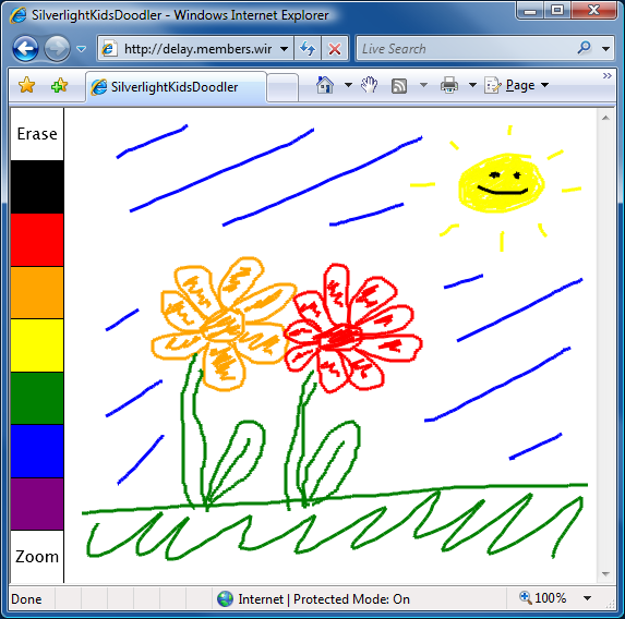 SilverlightKidsDoodler Demonstration Page